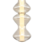 Подвесной светильник светодиодный с стеклянным волнообразным плафоном Amphora of Light варинант исполнения - 4 | Loft Concept в Новосибирске