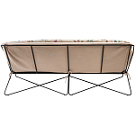 Трехместный диван на металлическом каркасе с цветочным принтом в стиле шинуазри Chinoiserie Birds on a Tree Sofa варинант исполнения - 2 | Loft Concept в Новосибирске