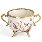 Фарфоровая чаша с бронзовыми элементами Eden Garden варинант исполнения - 1 | Loft Concept в Новосибирске