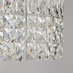 Потолочный светильник круглый с прозрачными подвесками Lunet варинант исполнения - 14 | Loft Concept в Новосибирске