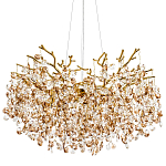 Люстра с хрустальными подвесками Fairytree Gold Crystal Chandelier 10 варинант исполнения - 1 | Loft Concept в Новосибирске