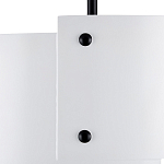 Потолочный светильник круглый светодиодный Semicircular White Panels белый варинант исполнения - 1 | Loft Concept в Новосибирске