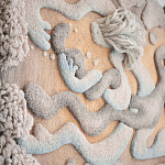 Тканый вручную монументальный настенный гобелен Soft Inception варинант исполнения - 2 | Loft Concept в Новосибирске