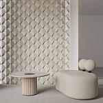 Гипсовая 3D Панель DRAGON SCALE - B варинант исполнения - 1 | Loft Concept в Новосибирске