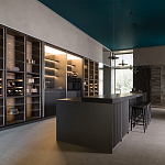 Кухонный гарнитур из массива дуба и камня Ratio Dada Engenereed варинант исполнения - 1 | Loft Concept в Новосибирске