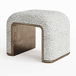 Пуф Forli с элегантной латунной вставкой варинант исполнения - 1 | Loft Concept в Новосибирске