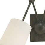 Бра с двумя тканевыми абажурами в форме цилиндра Prerequisites варинант исполнения - 1 | Loft Concept в Новосибирске