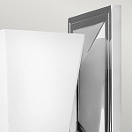 Бра с белым матовым плафоном на прямоугольном основании цвета хром Hinkley варинант исполнения - 2 | Loft Concept в Новосибирске