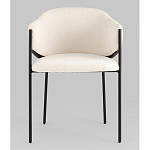 Стул Brace букле белый варинант исполнения - 4 | Loft Concept в Новосибирске