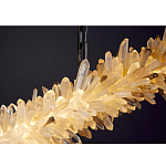 Люстра линейная светодиодная из необработанных кристаллов Mountain Comet варинант исполнения - 1 | Loft Concept в Новосибирске