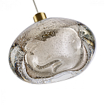 Подвесной светильник с прозрачным стеклянным плафоном округлой формы Effervia  варинант исполнения - 8 | Loft Concept в Новосибирске