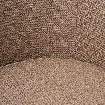 Кресло вращающееся черно-золотая рогожка Julia Armchair Golden Belt варинант исполнения - 4 | Loft Concept в Новосибирске