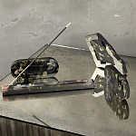 Подставка под благовония из эпоксидной смолы с цветами черная Epoxy Resin Flowers Incense Stand Black варинант исполнения - 4 | Loft Concept в Новосибирске