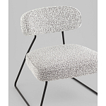 Кресло лаунж Kate букле серый варинант исполнения - 2 | Loft Concept в Новосибирске