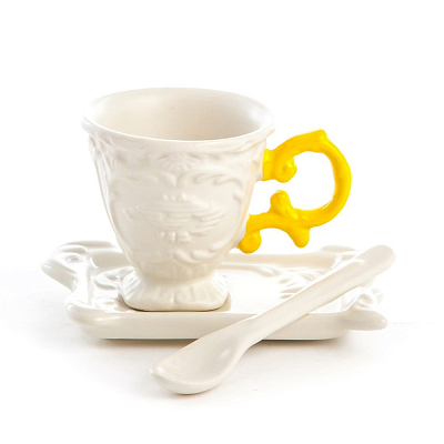 Кофейная пара Seletti I-Coffee Yellow
