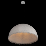 Подвесной светильник в форме купола белого цвета с ажурной бахромой Tactile Line варинант исполнения - 5 | Loft Concept в Новосибирске