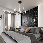 Настольная лампа с прозрачными плафонами из стекла Umbrella варинант исполнения - 5 | Loft Concept в Новосибирске