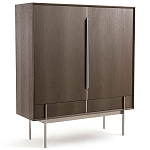 Шкаф из серого дуба Sawada Gray Oak Cabinet варинант исполнения - 2 | Loft Concept в Новосибирске