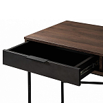 Стол рабочий в стиле лофт с ящиком и нишей для хранения Urban Style Space 2 варинант исполнения - 4 | Loft Concept в Новосибирске