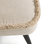 Кресло с декором бахрома Linen Fringe Chair Beige варинант исполнения - 6 | Loft Concept в Новосибирске