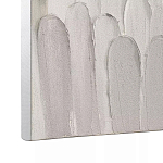 Панно декоративное с ручной росписью Gray Strokes варинант исполнения - 1 | Loft Concept в Новосибирске