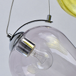 Люстра каскадная с 9-ю разноцветными стеклянными плафонами Kaleido варинант исполнения - 10 | Loft Concept в Новосибирске