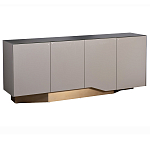 Комод со стеклянной столешницей и с выдвижными ящиками Minimalist Accent варинант исполнения - 1 | Loft Concept в Новосибирске