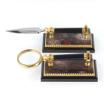 Настольный письменный набор из яшмы и долерита с декором Двуглавый орел Manager Organizer варинант исполнения - 5 | Loft Concept в Новосибирске