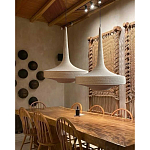 Подвесной вязаный бежевый светильник «Лампа Марракеша» варинант исполнения - 2 | Loft Concept в Новосибирске