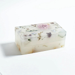 Шкатулка из эпоксидной смолы с цветами розовая Epoxy Resin Rectangular Box Pink варинант исполнения - 4 | Loft Concept в Новосибирске