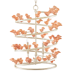 Люстра спиралевидная с фигурками птенцов Playful Chandelier варинант исполнения - 2 | Loft Concept в Новосибирске