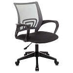 Офисное кресло с основанием из черного пластика Desk chairs Grey варинант исполнения - 1 | Loft Concept в Новосибирске