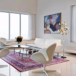 Торшер в виде белых и золотых цветов каллы Refined Taste of Light варинант исполнения - 1 | Loft Concept в Новосибирске