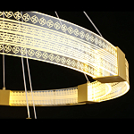 Люстра подвесная светодиодная Apolon Gold варинант исполнения - 4 | Loft Concept в Новосибирске