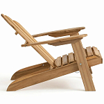 Уличное кресло из массива акации Adirondack Wooden Chair Natural варинант исполнения - 5 | Loft Concept в Новосибирске