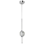 Подвесной светильник с плафоном из хрустального шара Crystal Bubbles Chrome Hanging Lamp варинант исполнения - 2 | Loft Concept в Новосибирске