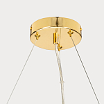 Люстра подвесная из золотых колец 57 см Golden Circles варинант исполнения - 11 | Loft Concept в Новосибирске