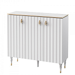 Консоль с дверками и белым рельефным фасадом Expanses of Beauty варинант исполнения - 1 | Loft Concept в Новосибирске