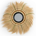 Зеркало с бахромой WICKER MIRROR 100 варинант исполнения - 1 | Loft Concept в Новосибирске