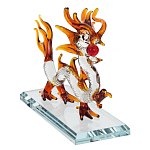Декоративная стеклянная статуэтка Дракон Glass Dragon Statuette варинант исполнения - 2 | Loft Concept в Новосибирске