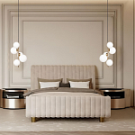 Подвесной светильник с 5-ю белыми шарообразными плафонами Bubble Chandelier варинант исполнения - 5 | Loft Concept в Новосибирске