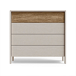 Комод 4 ящика с подсветкой на рельефном фасаде Warm Industrial варинант исполнения - 5 | Loft Concept в Новосибирске