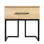 Тумба прикроватная с ящиком в стиле лофт Urban Style Space 2 варинант исполнения - 3 | Loft Concept в Новосибирске