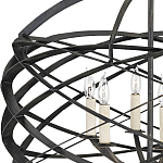 Люстра черная из эллиптических элементов Overlapping Orbits варинант исполнения - 1 | Loft Concept в Новосибирске