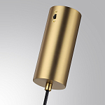 Подвесной светильник с плафоном в форме цилиндра из алебастра Cryptocrystalline Stone варинант исполнения - 4 | Loft Concept в Новосибирске