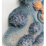 Тканый вручную Большой абстрактный гобелен Frost Forest варинант исполнения - 2 | Loft Concept в Новосибирске