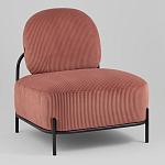 Кресло Стоун велюр рельефный коралловый варинант исполнения - 1 | Loft Concept в Новосибирске