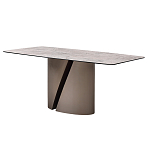 Стол обеденный керамический серый Servorios варинант исполнения - 2 | Loft Concept в Новосибирске