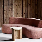 Дизайнерский журнальный стол полукруглой формы Pokun варинант исполнения - 4 | Loft Concept в Новосибирске