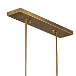 Люстра прямоугольная из толстого литого стекла Cast Glass варинант исполнения - 5 | Loft Concept в Новосибирске